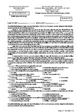 Đề thi thử THPT Quốc gia cho học sinh Lớp 12 THPT, BT THPT môn Tiếng Anh - Mã đề 512 - Năm học 2016-2017 - Sở GD & ĐT Ninh Bình (Có đáp án)